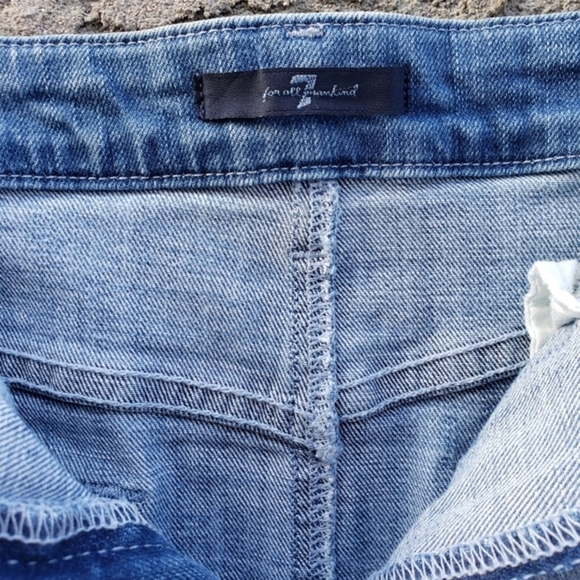 For All Mankind  Denim Pencil SKIRT - Picture 4 of 7